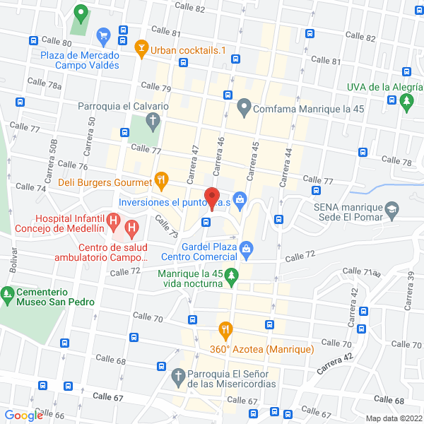 Map of Industrias Mamut Ltda
