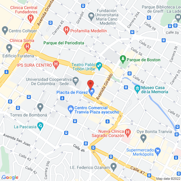 Map of Merk Duración