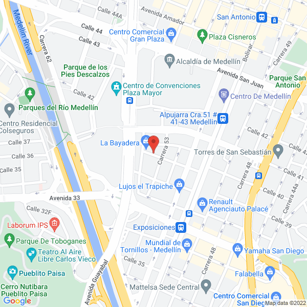 Map of Merkalatas La Balladera