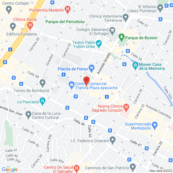 Map of Merke Frutas