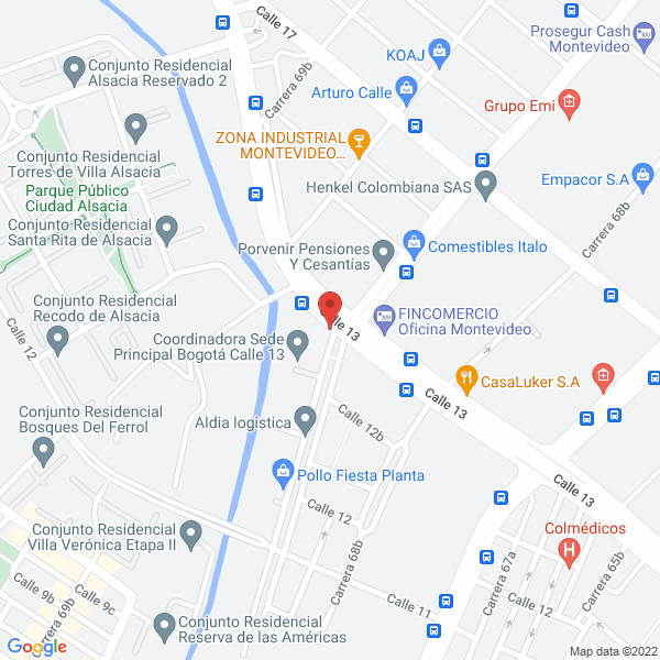 Mapa de Metal Forming Ltda.