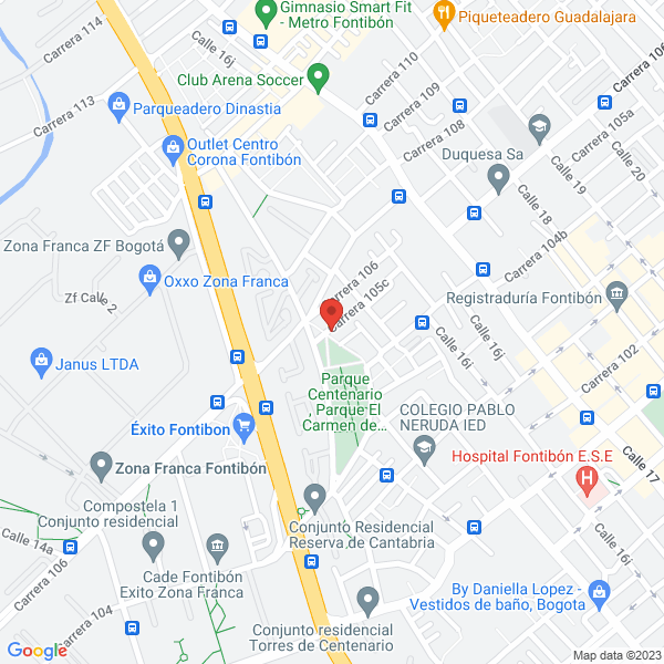 Mapa de Jardin Carrusel Del Saber Jugando