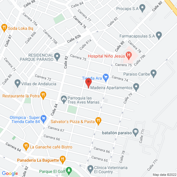 Map of Jardin Infantil Campanita