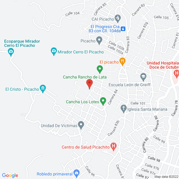 Map of Lava Muebles