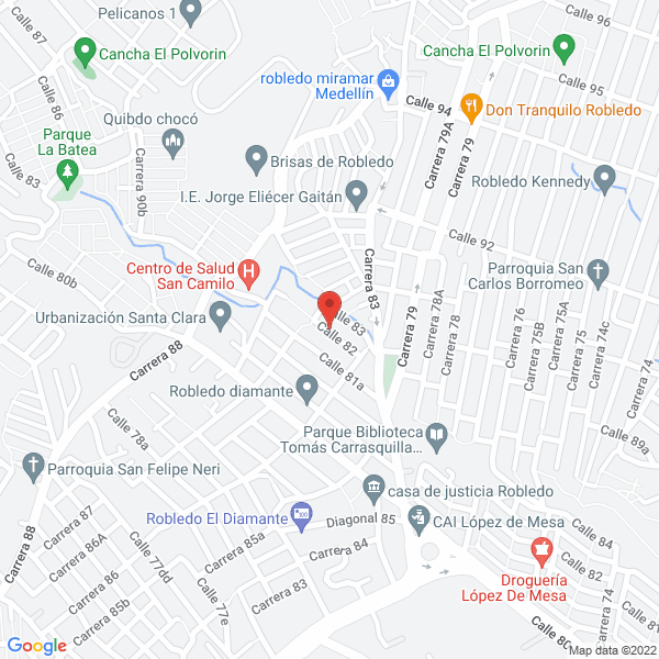 Map of Lavado De Muebles Y Tapetes