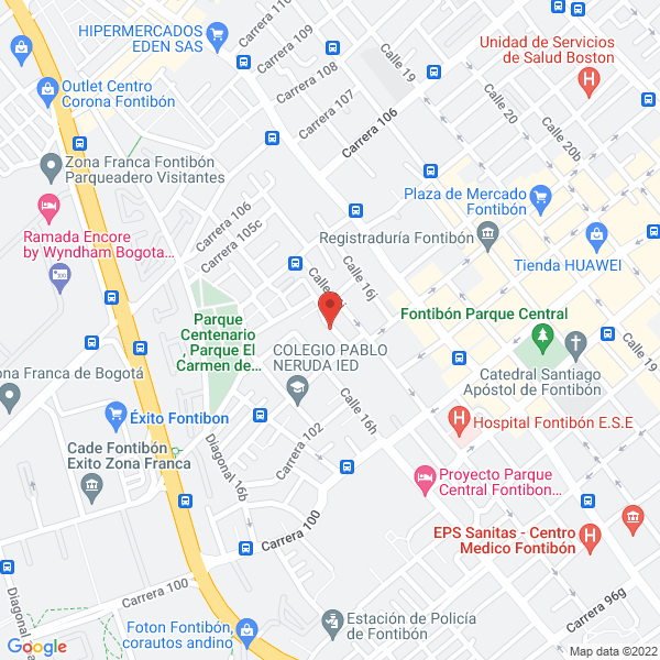 Mapa de Lavandería Super-Blanca Ngp Ltda.