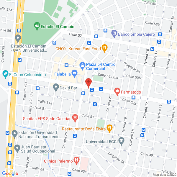Mapa de Lavanderia Valet Plaza Ltda