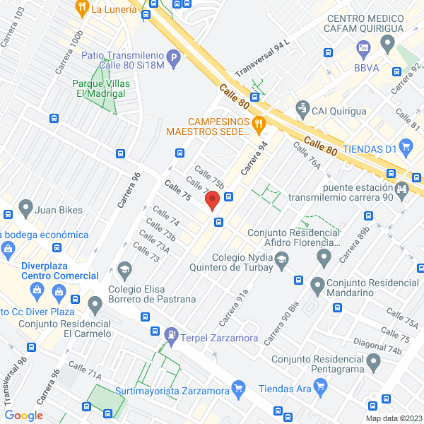 Mapa de Lavandería Limpiaseco Nancy