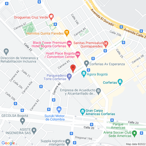 Mapa de Lavaseco Carsuavi Ltda.