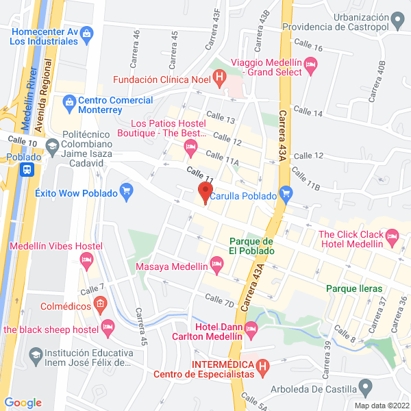 Map of Laverde Uribe Juán José
