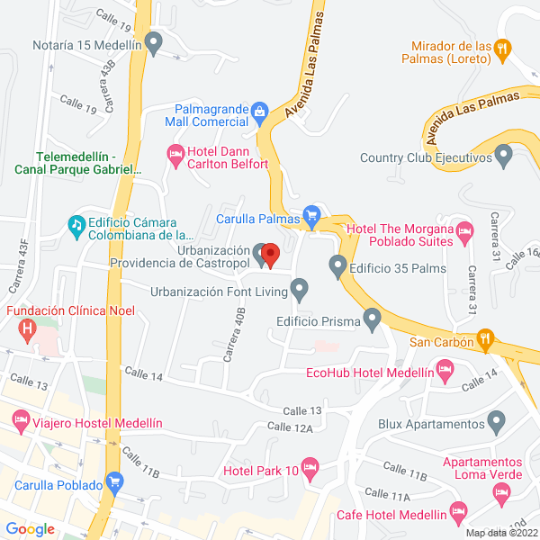 Map of Lechona Casera