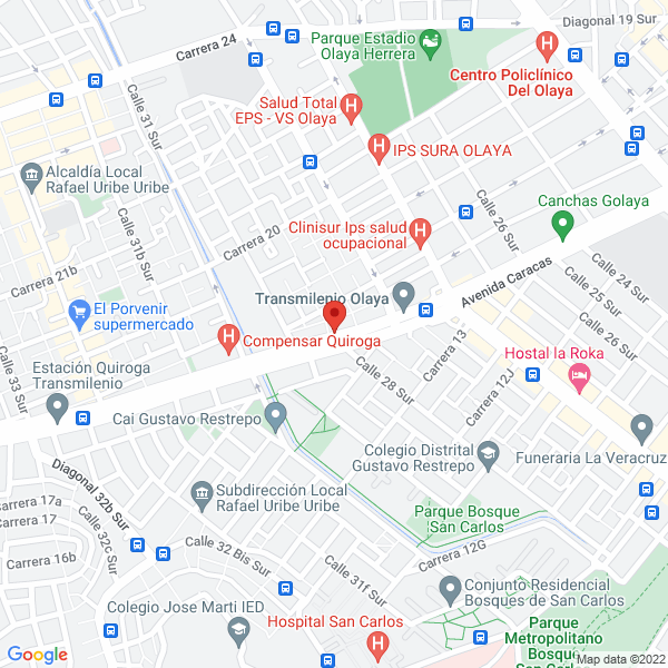 Mapa de Lechonería Carolina
