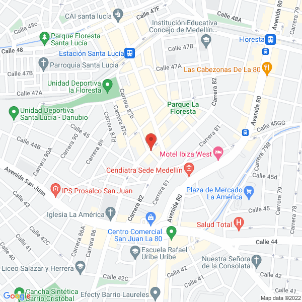 Map of Legumbrería La Floresta