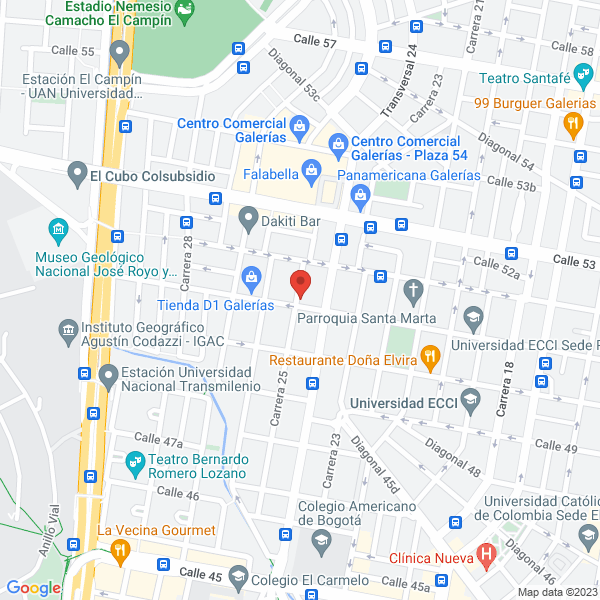 Mapa de Mi Dulce Antojito