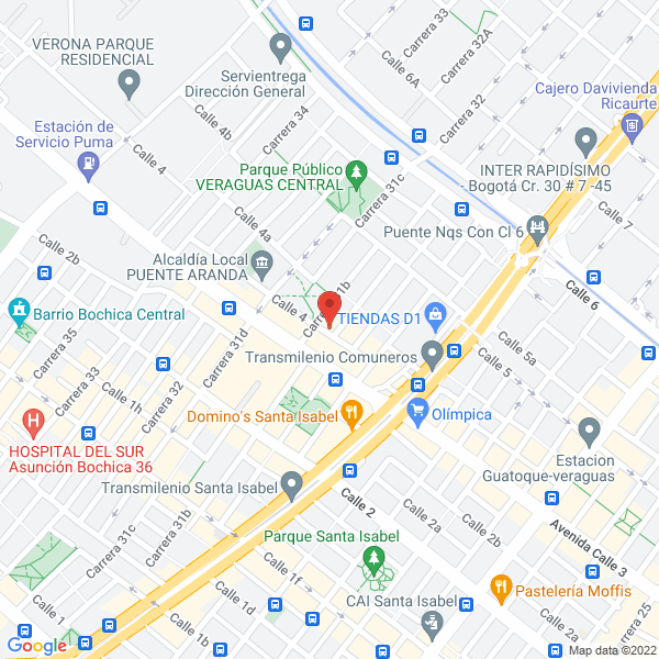Mapa de Lincoltur S.A.