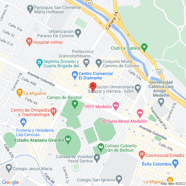 Map of Línea Automotor.