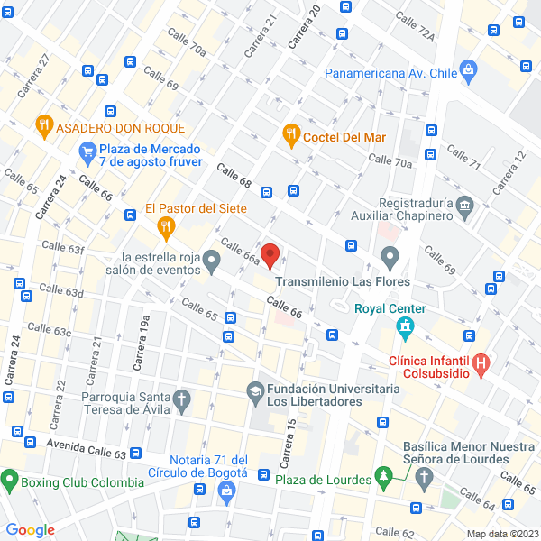 Mapa de Linea Editores Ltda