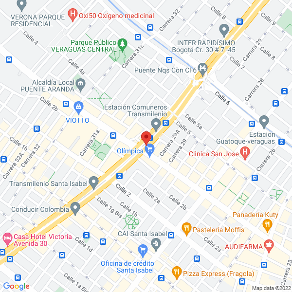 Mapa de Linotipia Martínez Ltda.