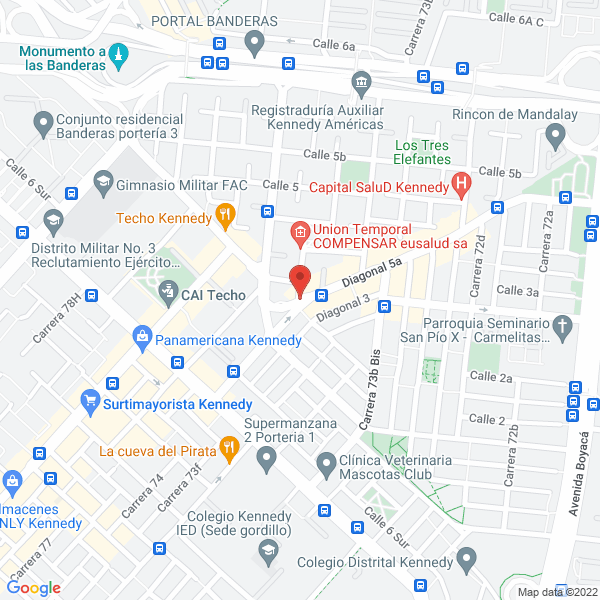 Mapa de Inggepal Ltda.