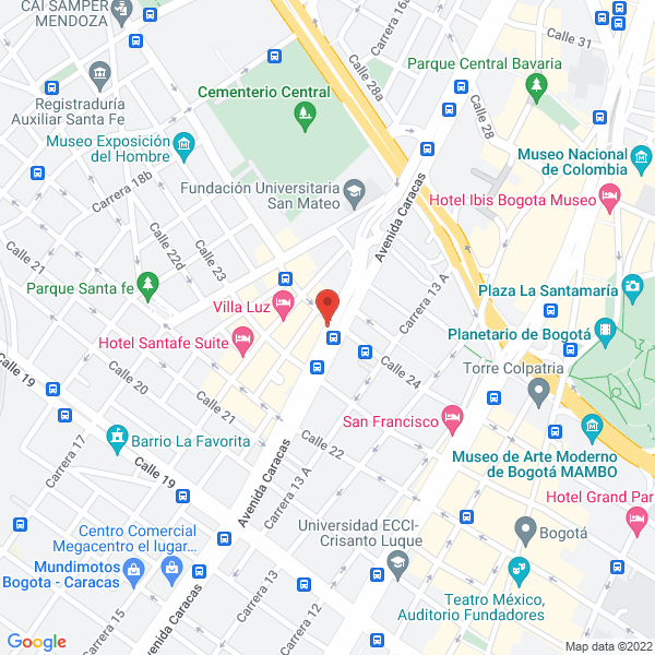 Mapa de Inglesa Del Campero