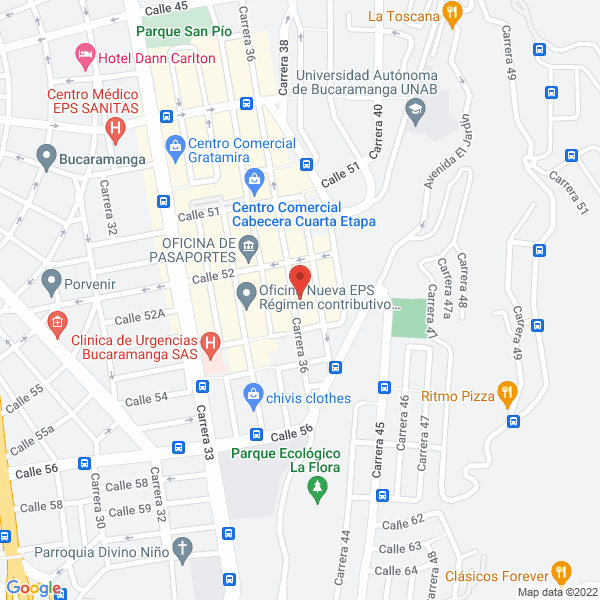 Map of Ingsas & Cía. S.C.A.