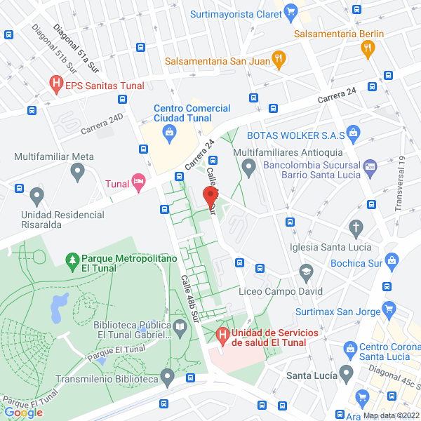 Mapa de Jardín Infantíl Mis Primeros Pasos