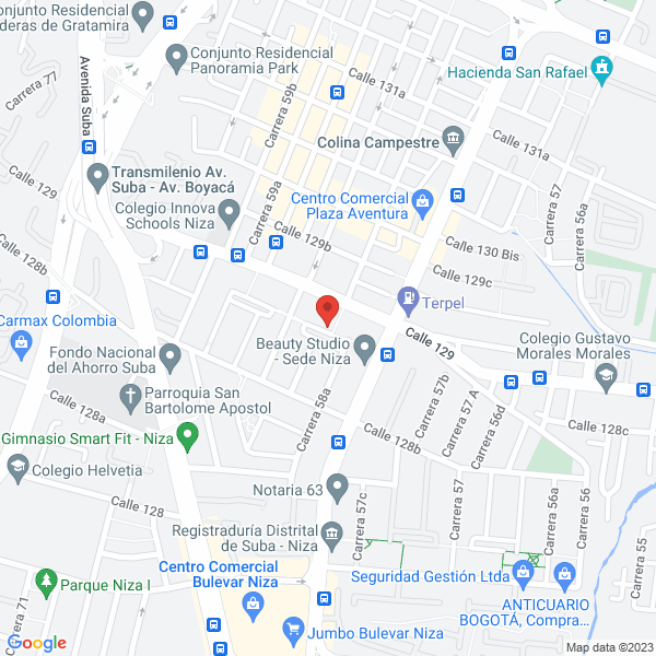 Mapa de Jardín Infantil Preescolar Bilingüe Patatin Pat