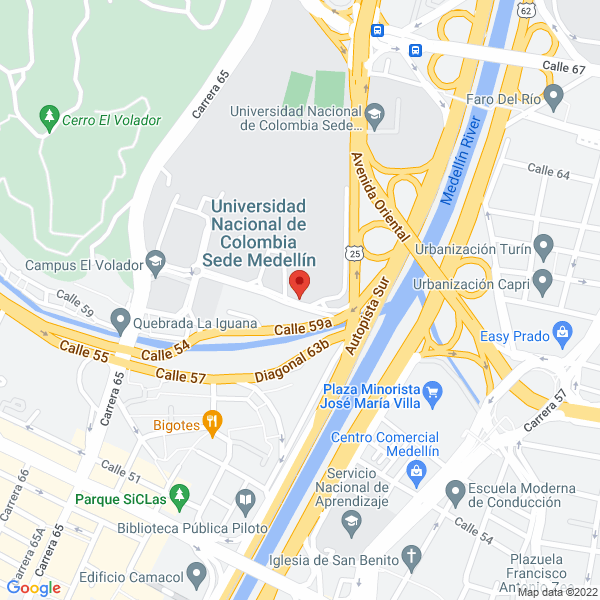 Map of Los 7 Del Vallenato