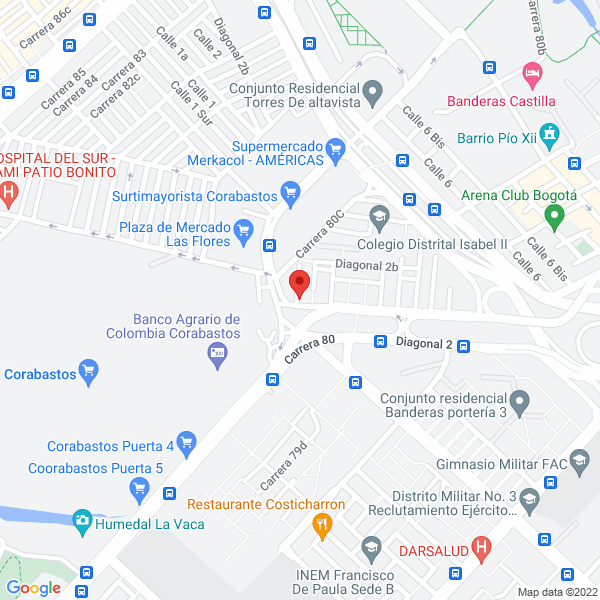 Mapa de Distribuidora Millanora Girasoles