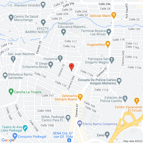 Map of Los Hermanos Fz