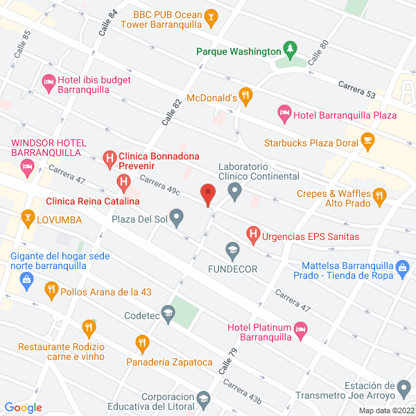 Map of Lux Bonell Ana María