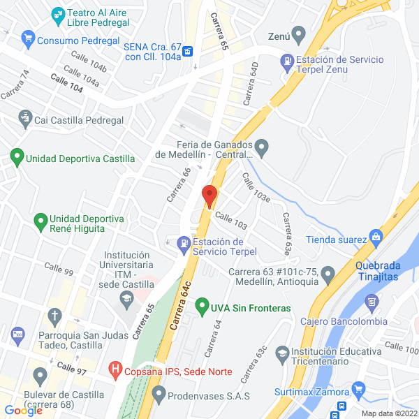 Map of Luz Cerámicas