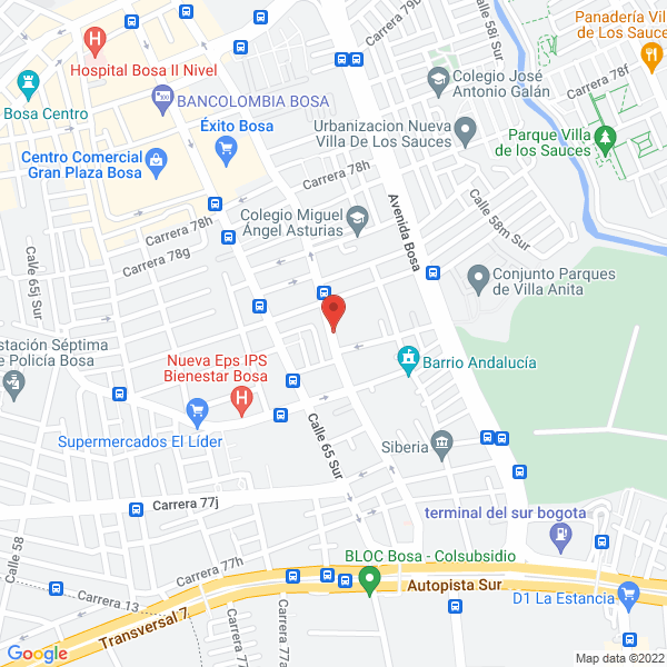 Mapa de M P C Ingeniería S.A.S.