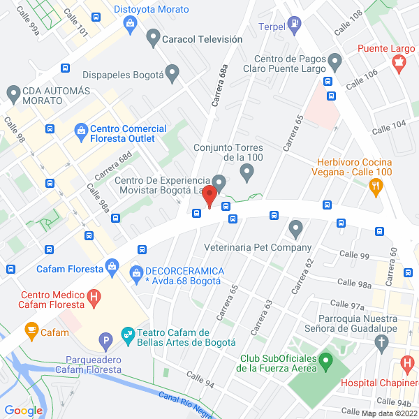 Mapa de M Y M Ingeniería S.A.S.
