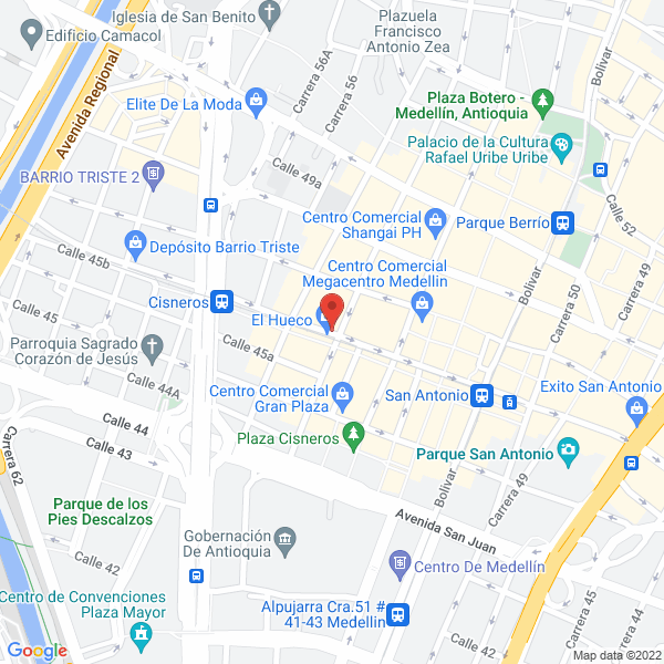 Map of M Y S. Dios Con Nosotros S.A.S
