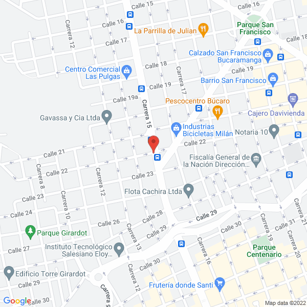 Map of Mallas Especiales
