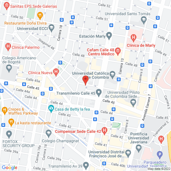 Mapa de Manos De Bogotá Ltda.