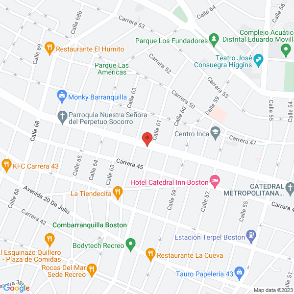 Map of Mantenimiento Electrico Montajes Y Soluciones S.A.S.