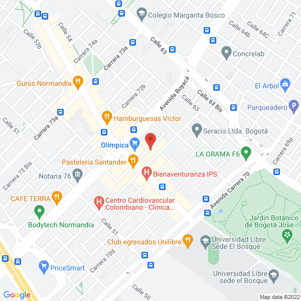 Mapa de Rdv Diesel Colombia S.A.S