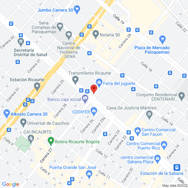 Mapa de Psi Ferretería Ltda.