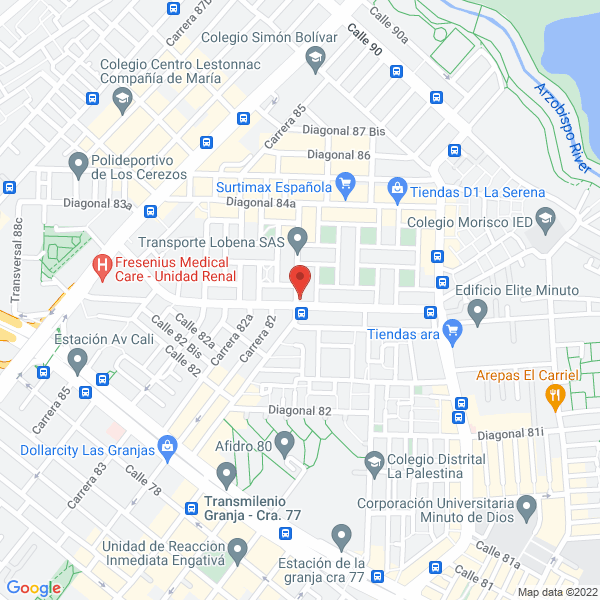 Mapa de Producciones T & T