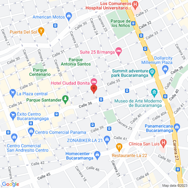 Map of Proyectos De Ingenieria Y Espacio Proinpa Ltda