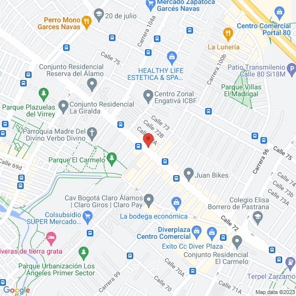 Mapa de Profesionales E Ingenieros Asociados Ltda