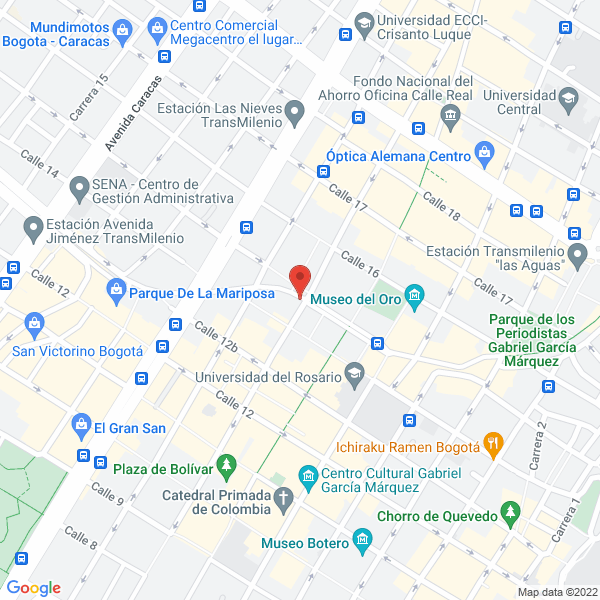 Mapa de Proforenses S.A.S.