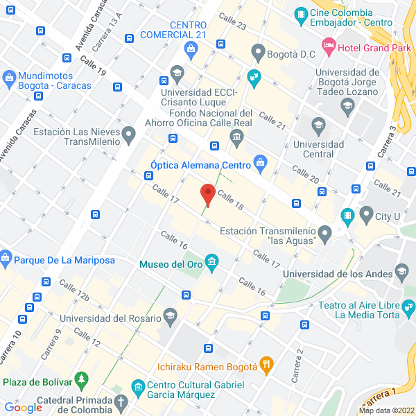 Mapa de Promotora La Roca S.A.S