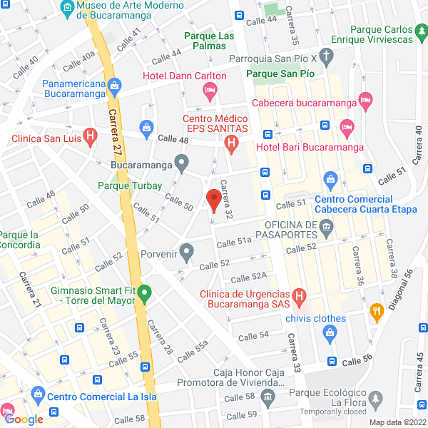 Map of Patologia Y Citologia Ltda