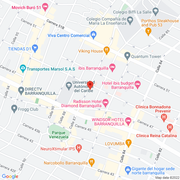Map of Pautt & Urbina Odontólogos Asociados Ltda
