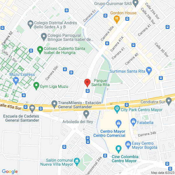Mapa de Pedro Calderón Y Cúa. Ltda. Asesores De Seguros