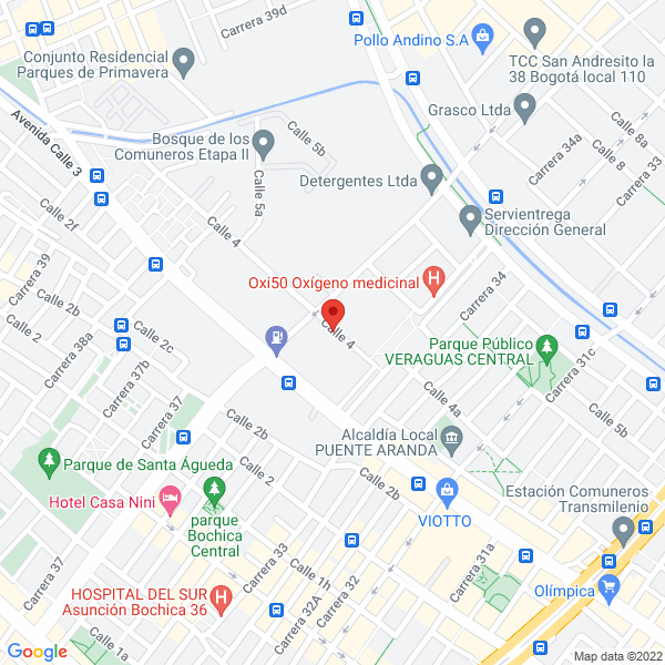 Mapa de Películas Y Papeles Especiales Ltda.