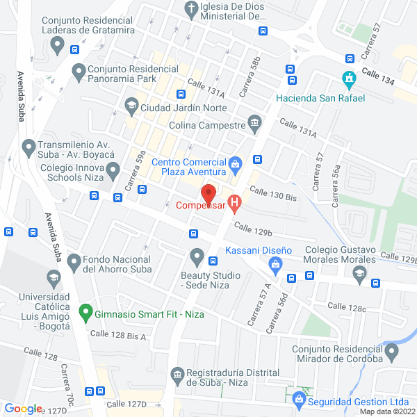 Mapa de Peluquería Danimar